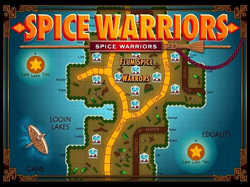 Spice Warriors World Map Spice Warriors Game Map