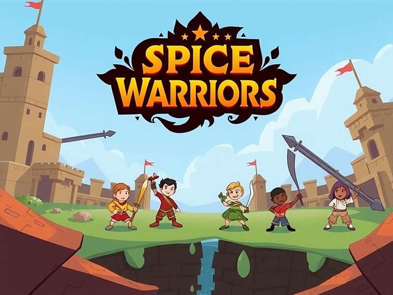 Spice Warriors Main Banner Spice Warriors Game Banner